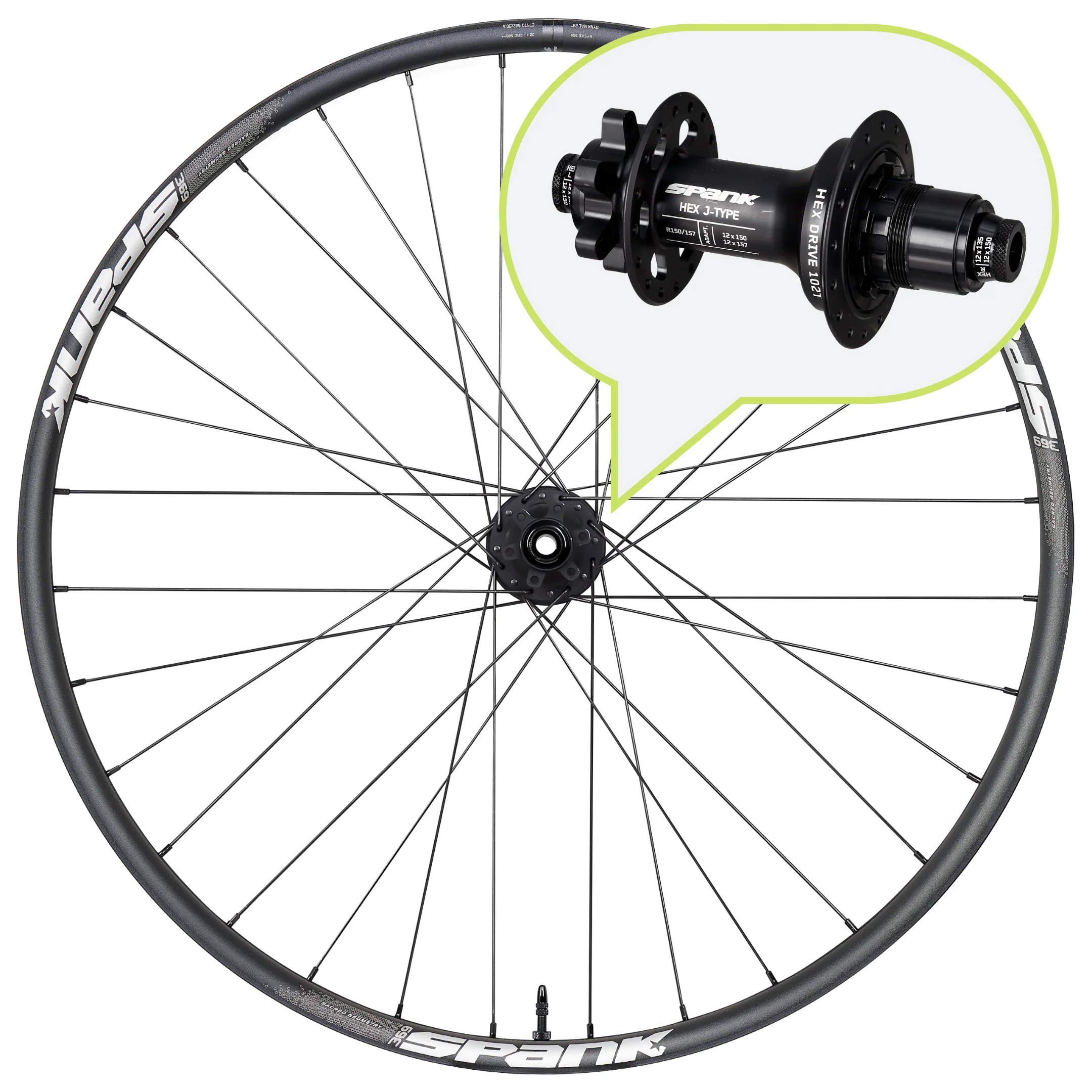 SPANK SPIKE 369 Rear Wheel - Image 7
