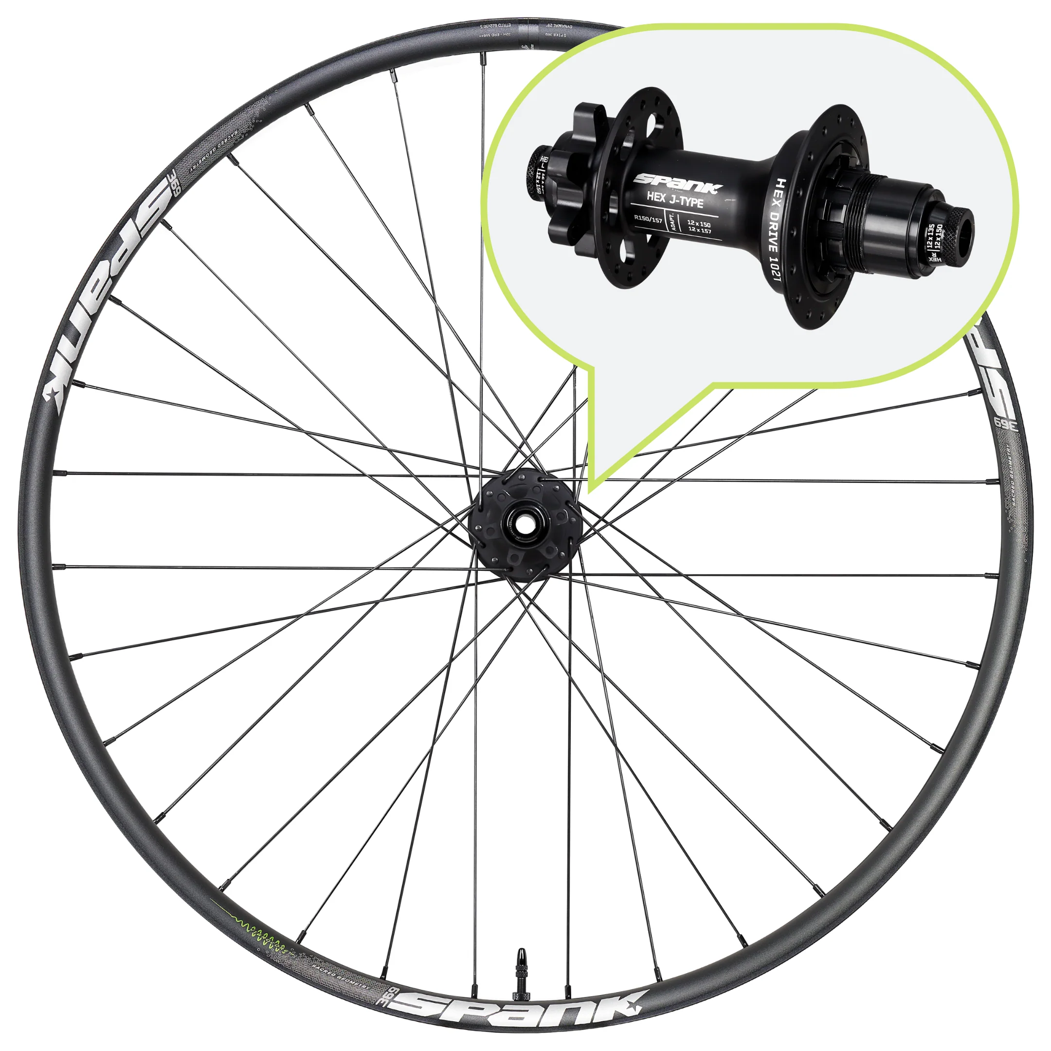 SPANK SPIKE 369 Vibrocore™ REAR Wheel - Image 4